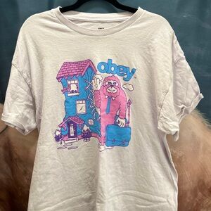 OBEY White Graphic T-Shirt